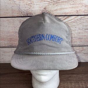 Vintage Gray Southern Comfort Corduroy Adjustable Hat by Atlantic Impressions